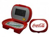 Schritt Zähler Pedometer mit Cocacola Logo rot Digiwalker Pedometer