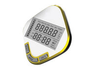 ABS arbeitet gelbes Schritt-Zähler-Pedometer mit Pausen-Funktion in der Tasche