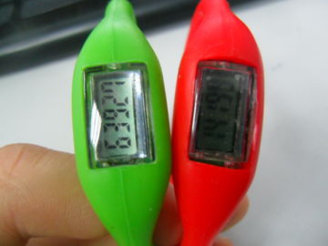 Fördernde Silikonkautschuk-Manschetten-Pedometer-Uhr, Multifunktionsbewegungs-Silikon-Manschetten-Uhr