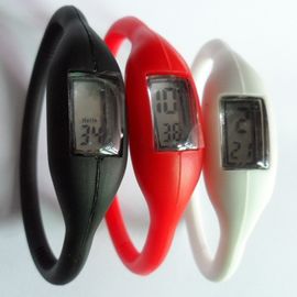 Anti-Vibrationssilikon-Manschetten-Uhr, Anionen-Sport-Armband-Armbanduhr, flexibler Entwurf