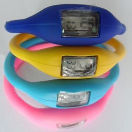 Digital-Silikon-Manschetten-Uhr-Anionen-Ionengummiarmbanduhr mit umweltfreundlichen Materialien