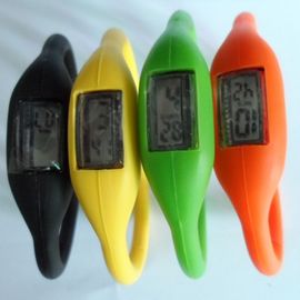 Unisexsilikon-Manschetten-Uhr, Sport-Gummigelee-Ionenwasserdichte Armband-Armbanduhr