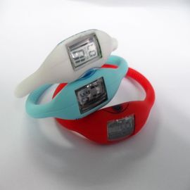 100% umweltfreundliche Silikon-Manschetten-Uhr, Anionen-negative Ionensport-Handgelenk-Schwimmen-Uhr