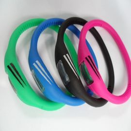 Unisexsilikon-Manschetten-Uhr, Gelee-Anionen-Sport-Quarz-Schwimmen-Uhr