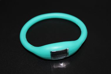Sport-Armband-Manschetten-Uhr mit Silikonkautschuk-Gelee-Ion, Rot führte Uhr
