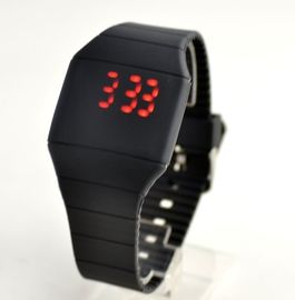 Touch Screen Uhr-Blinkensilikon-Manschetten-Uhr mit kundenspezifischem Logo