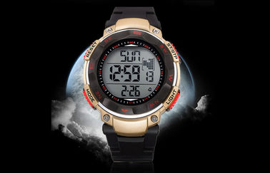Fördernde ABS Band-Kalender-Armbanduhr-Wasser-beständige runde Digitaluhren