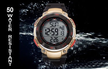Fördernde ABS Band-Kalender-Armbanduhr-Wasser-beständige runde Digitaluhren