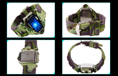 Multifunktions-Digitaluhr Unisex-EL-Hintergrundbeleuchtung 3 ATM-Militär-Armbanduhr
