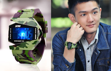 Multifunktions-Digitaluhr Unisex-EL-Hintergrundbeleuchtung 3 ATM-Militär-Armbanduhr