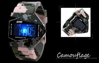 Multifunktions-Digitaluhr Unisex-EL-Hintergrundbeleuchtung 3 ATM-Militär-Armbanduhr