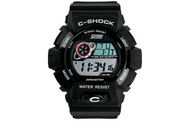 12/24 Stunde Schock LCD-Uhr 3 ATM wasserdicht für junge Männer