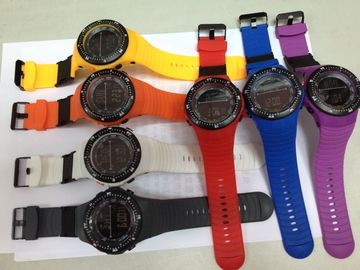Schwarze Multifunktions-Digitaluhr LCD mit EL-Rücklicht