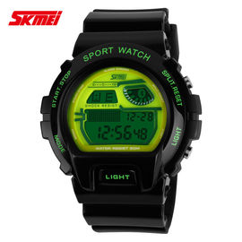 Multifunktions-Digital Armbanduhr LCD mit PU-Bügel-Nickel geben frei