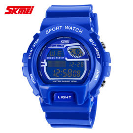 Multifunktions-Digital Armbanduhr LCD mit PU-Bügel-Nickel geben frei