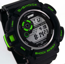 Chronograph EL-Hintergrundbeleuchtungs-Multifunktions-Digitaluhr des Wasser-5OM beständige