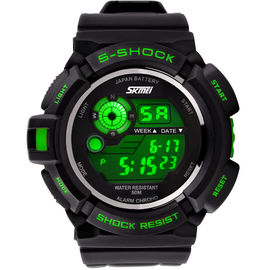 Chronograph EL-Hintergrundbeleuchtungs-Multifunktions-Digitaluhr des Wasser-5OM beständige