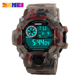 Militär- Multifunktions-Digitaluhr nationaler Camo-Entwurf mit grellem Licht