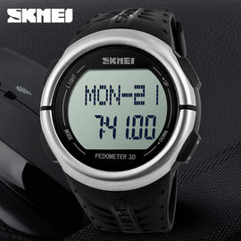 LCD zeigen Multifunktions-Digitaluhr-Pedometermaß Kalorien-Herzfrequenz an