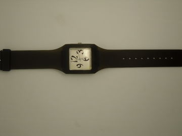 Stilvolle Einfachheits-Silikon-Uhr