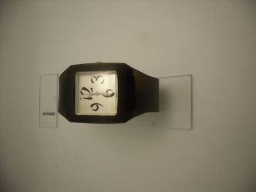 Stilvolle Einfachheits-Silikon-Uhr