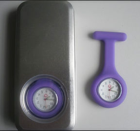 Flexible bunte Silikon-Krankenschwester-Uhr-weicher Silikon-Bügel ROHS