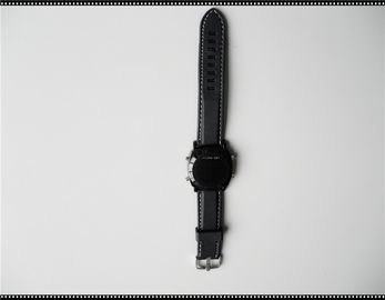 Personifizierte schwarzes Silikon geführte Uhr mit weichem Silikon-Bügel