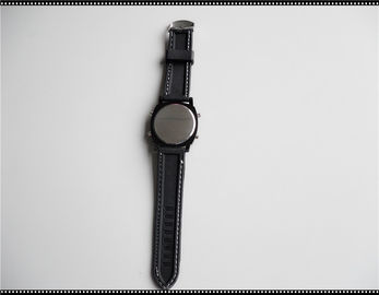 Personifizierte schwarzes Silikon geführte Uhr mit weichem Silikon-Bügel