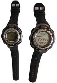 Unisex-Sport-Uhr-tägliche Warnungs-Multifunktionsarmbanduhr PUs LCD