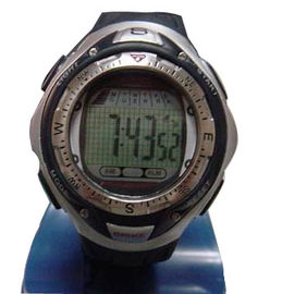Unisex-Sport-Uhr-tägliche Warnungs-Multifunktionsarmbanduhr PUs LCD