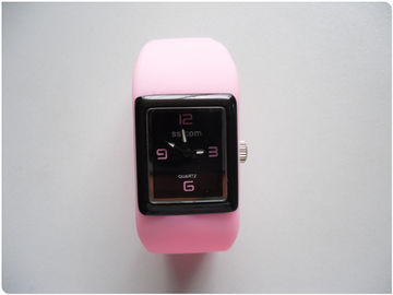 Frucht-frische Farbsilikonquarz-Armbanduhr