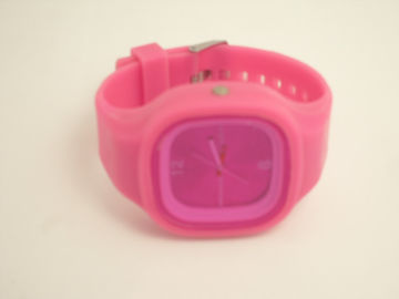 Neue stilvolle hell bequeme Quarz-Silikon-Gelee-Uhr