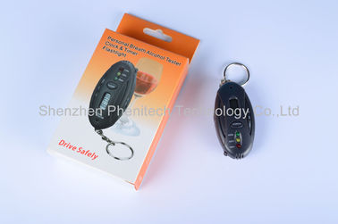 Schnelle Warte- ABS Plastik-Atem-Alkohol-Prüfvorrichtung Digital Keychain, CER