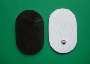 Schwarze/Oval-Form des Weiß-50*80MM/Elektroden-Auflage für Digital-Therapie-Maschine, nichtgewebte zehn-Einheits-Auflagen