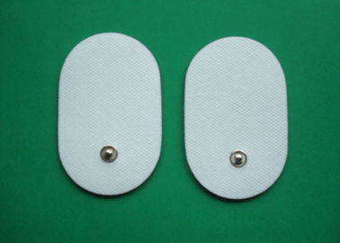 Schwarze/Oval-Form des Weiß-50*80MM/Elektroden-Auflage für Digital-Therapie-Maschine, nichtgewebte zehn-Einheits-Auflagen