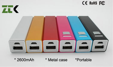 Universallippenstift-Minienergie-Bank 2600mah für Handy/IPod