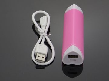 Tragbare Energie-Bank Herz-Form-Lippenstift USBs für Iphone/IPod, bunt