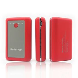 Universal-ABS Zylinder-Energie-Bank für Smartphone, weiß/Blau/Rot