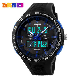 Ursprüngliche wasserdichte analog-digitale Uhr PU-Bügel-50M tief für Eignungs-Sport-Liebhaber