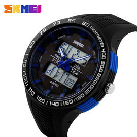Ursprüngliche wasserdichte analog-digitale Uhr PU-Bügel-50M tief für Eignungs-Sport-Liebhaber