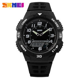 Laufender Sport-analog-digitale Armbanduhr mit starkem Plastik