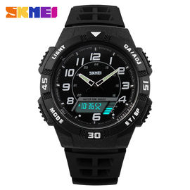 Laufender Sport-analog-digitale Armbanduhr mit starkem Plastik