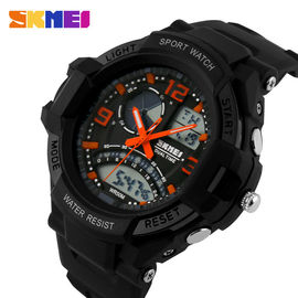 Multifunktions-Digitaluhr der Männer, analoge LCD-Chronograph-Sport-Quarz-Armbanduhr