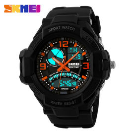 Multifunktions-Digitaluhr der Männer, analoge LCD-Chronograph-Sport-Quarz-Armbanduhr