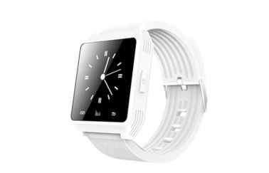 Intelligente Armbanduhr zufälliges weißes Mobiltelefon-Bluetooths mit Fernsteuerungsbild