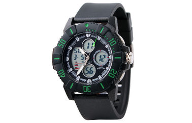 Freizeit Unisex-EL-Hintergrundbeleuchtung 5 analog-digitale Armbanduhr ATMs mit drehender Einfassung
