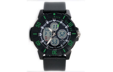 Freizeit Unisex-EL-Hintergrundbeleuchtung 5 analog-digitale Armbanduhr ATMs mit drehender Einfassung