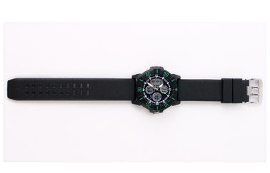 Freizeit Unisex-EL-Hintergrundbeleuchtung 5 analog-digitale Armbanduhr ATMs mit drehender Einfassung