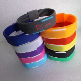 Wasserdichte Unisexsport-Silikon-Armband-Armbanduhr, geführte Digital-Touch Screen Uhr