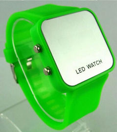 Armbanduhr des Kunststoffkoffer-arbeiten Glasschirm-LED Digital mit Zeit und Datum